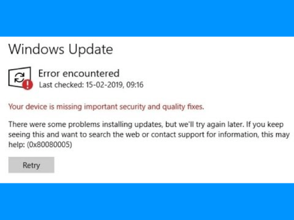 windows-update-error-0x80080005-windows-10 Windows Update Error 0x80080005 in Windows 10